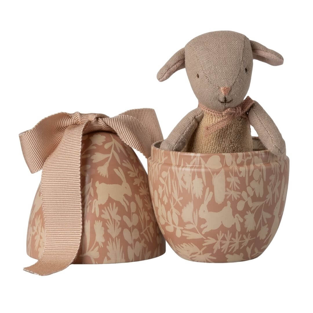 Little Lamb in Metal Easter Egg