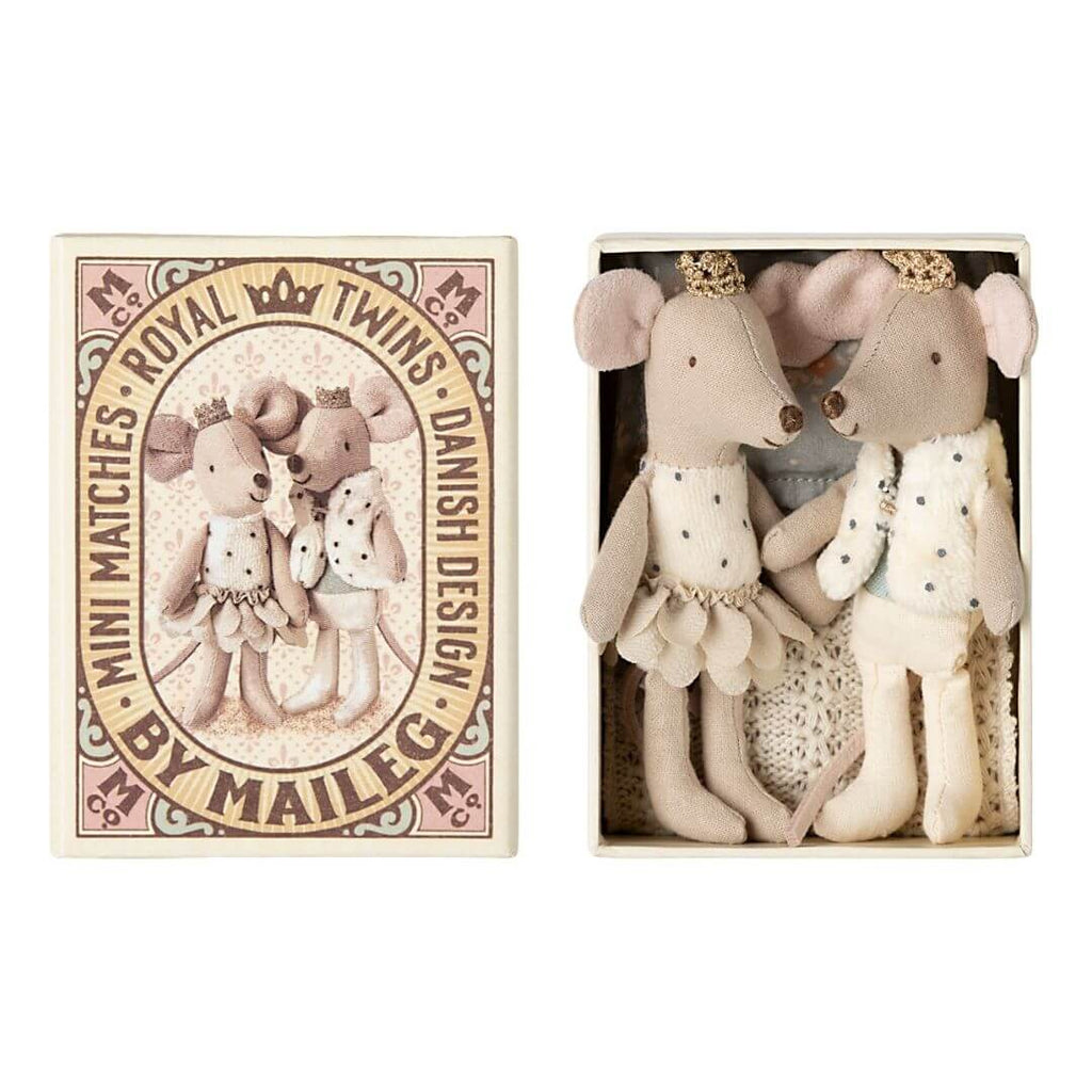 Royal Twin Mice in a Matchbox