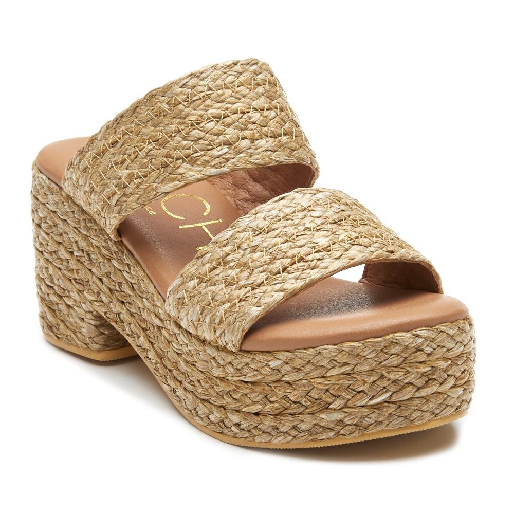 MATISSE Ocean Ave Platform Sandal - Cognac