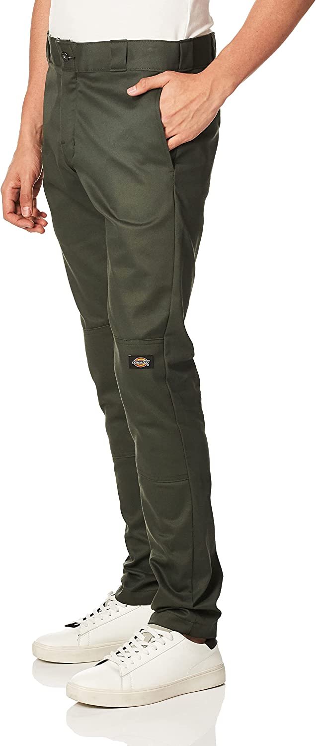 Dickies Men's Skinny-Straight Double Knee Work Pant