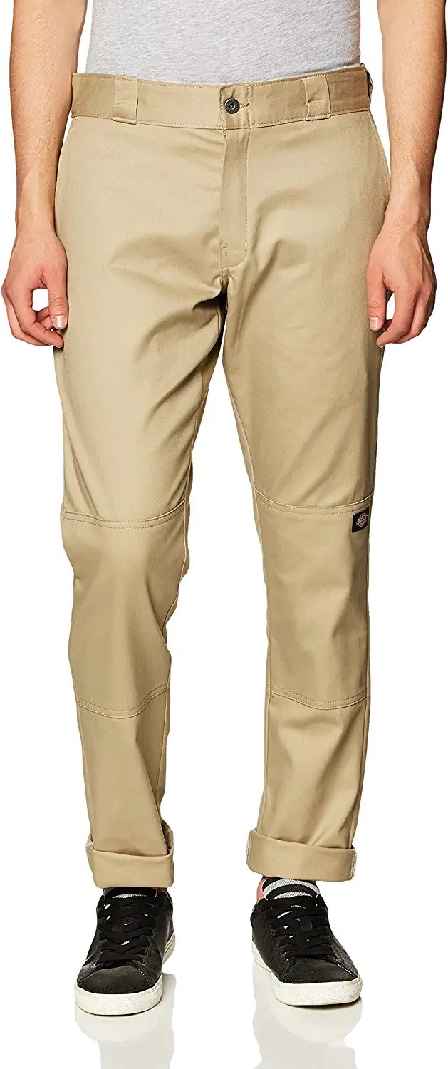 Dickies Men's Skinny-Straight Double Knee Work Pant