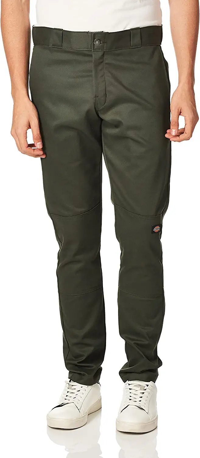 Dickies Men's Skinny-Straight Double Knee Work Pant