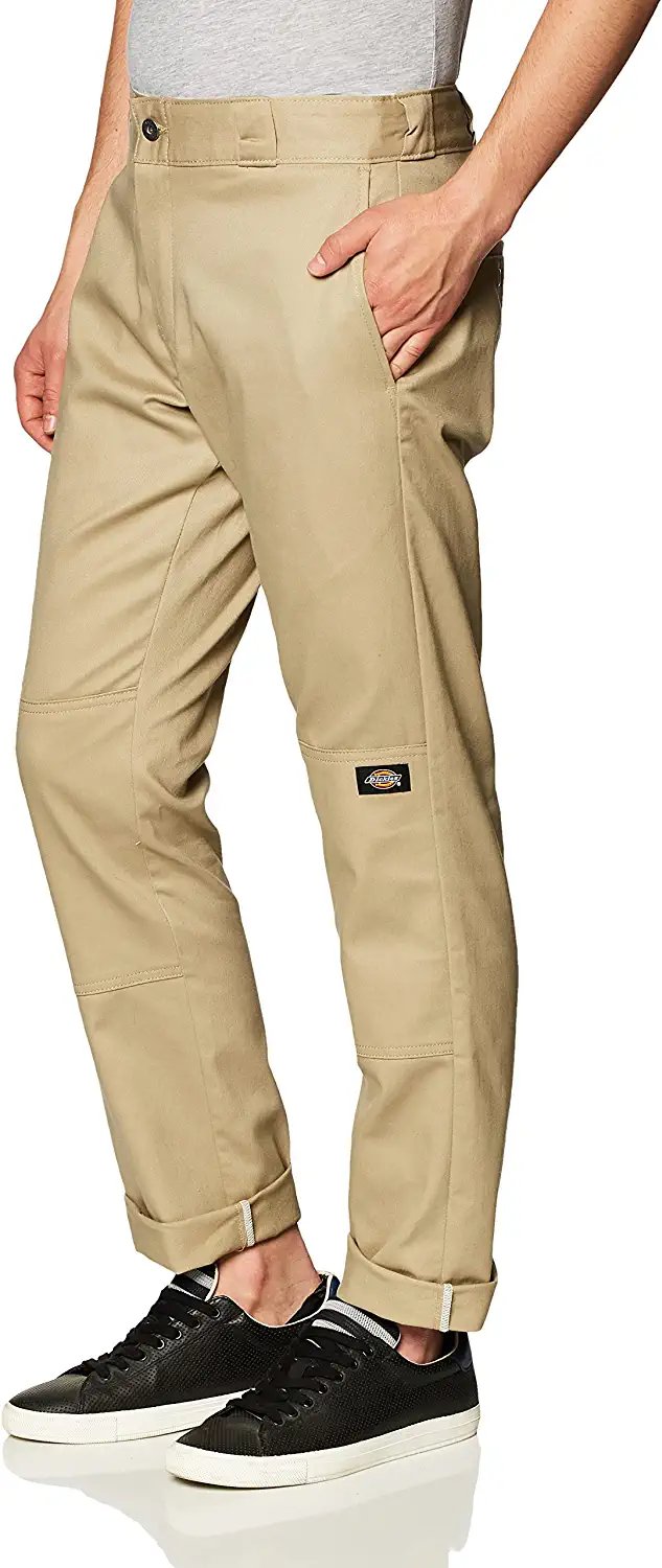 Dickies Men's Skinny-Straight Double Knee Work Pant