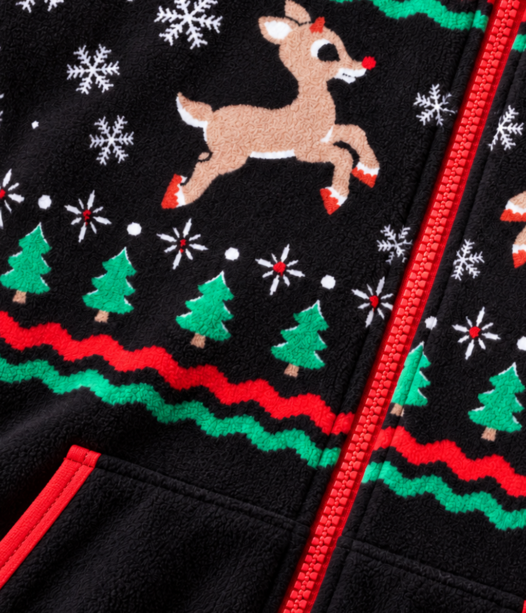 Men's Fair Isle Rudolph Jumpsuit