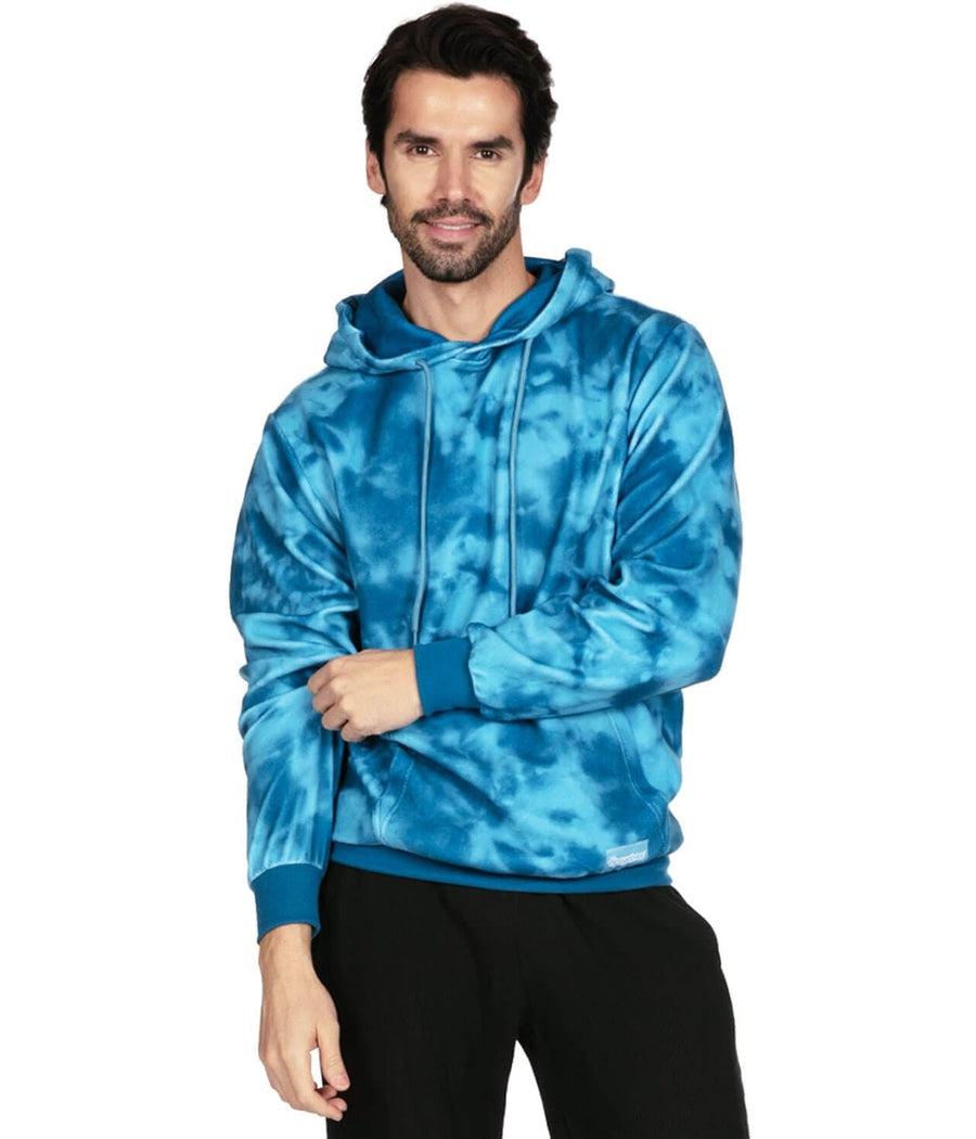 Men's Deep Blue Fleece Hoodie