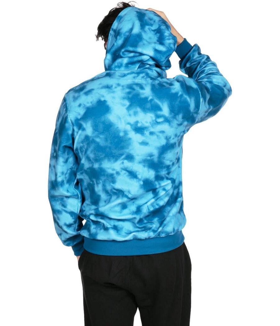 Men's Deep Blue Fleece Hoodie