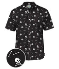 Men's Skeleton Button Down Shirt