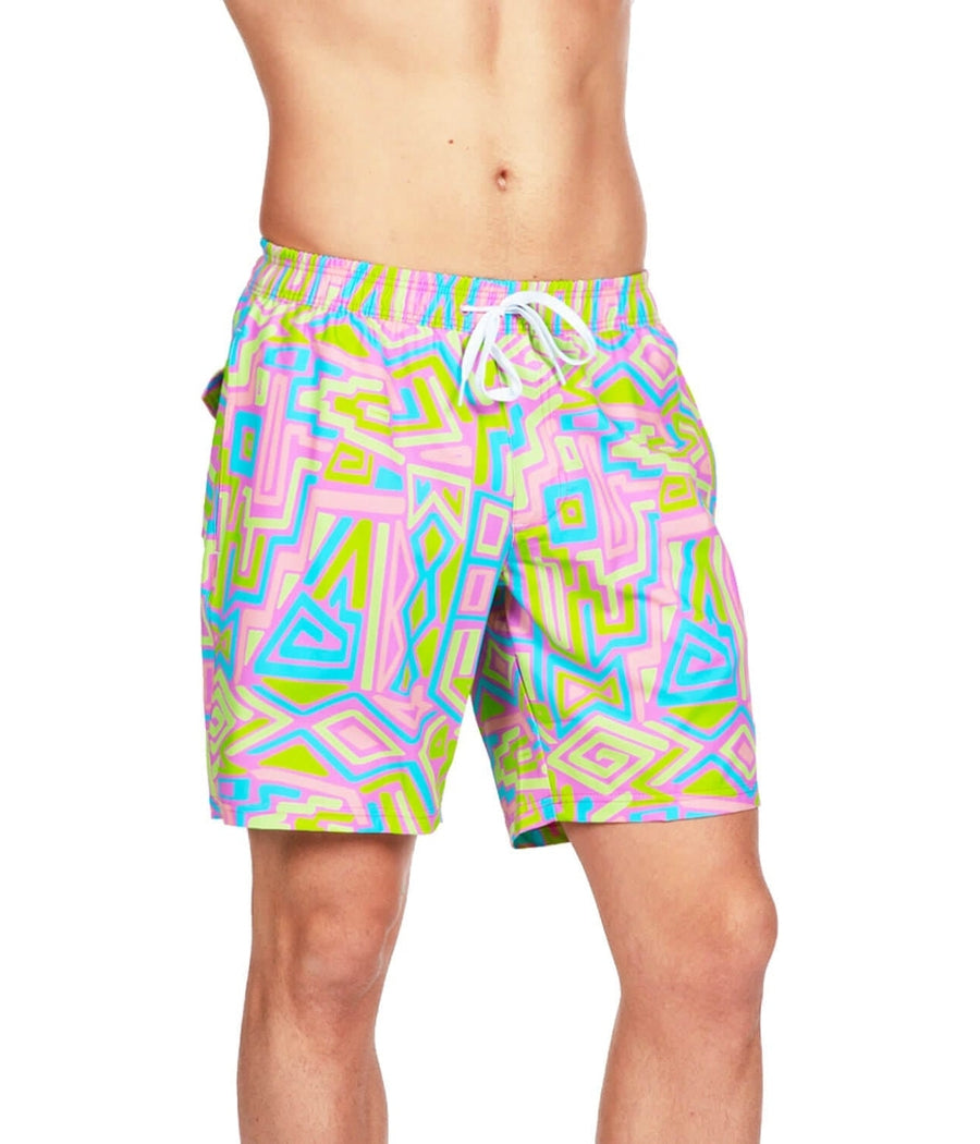 Retro Ride Stretch Swim Trunks - 7.5" Inseam