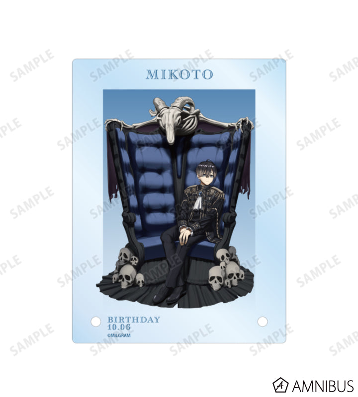 MILGRAM - A6 Acrylic Panel Mikoto Birthday Ver. Vol. 3 [Pre-Order Feb 2027]