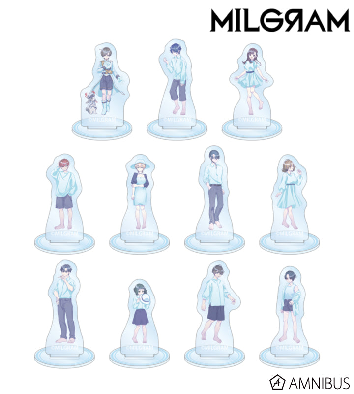 MILGRAM - Trading Mini Acrylic Stands Sea Breeze Footprints Ver. BOX of 11 [Pre-Order Jan 2027]