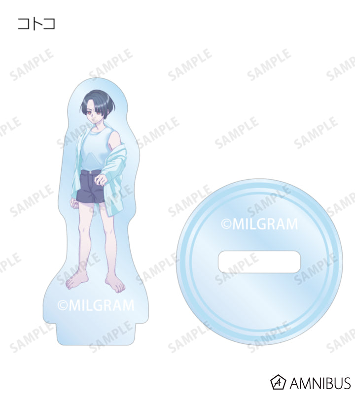 MILGRAM - Trading Mini Acrylic Stands Sea Breeze Footprints Ver. BOX of 11 [Pre-Order Jan 2027]
