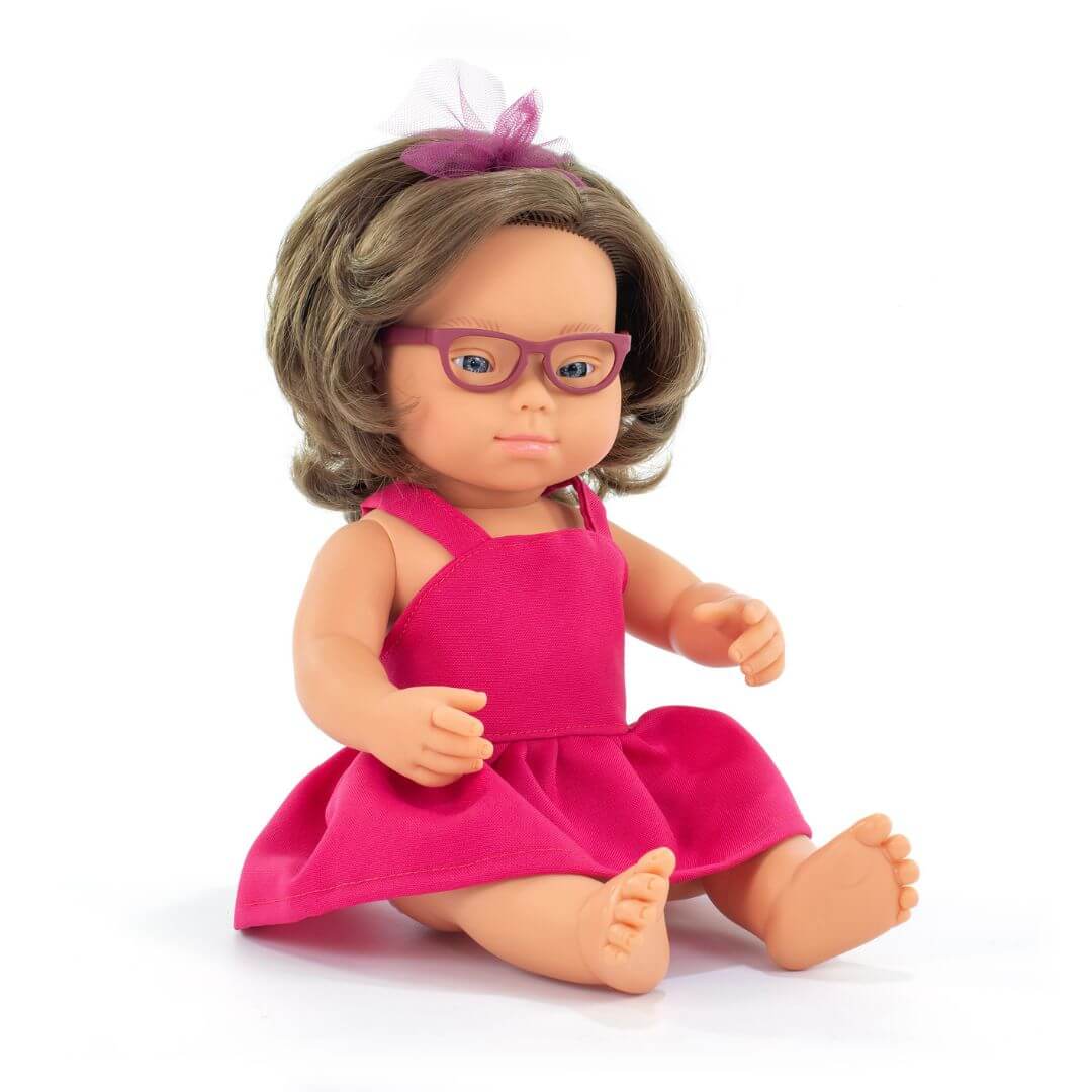Realistic Montessori Doll with Down Syndrome