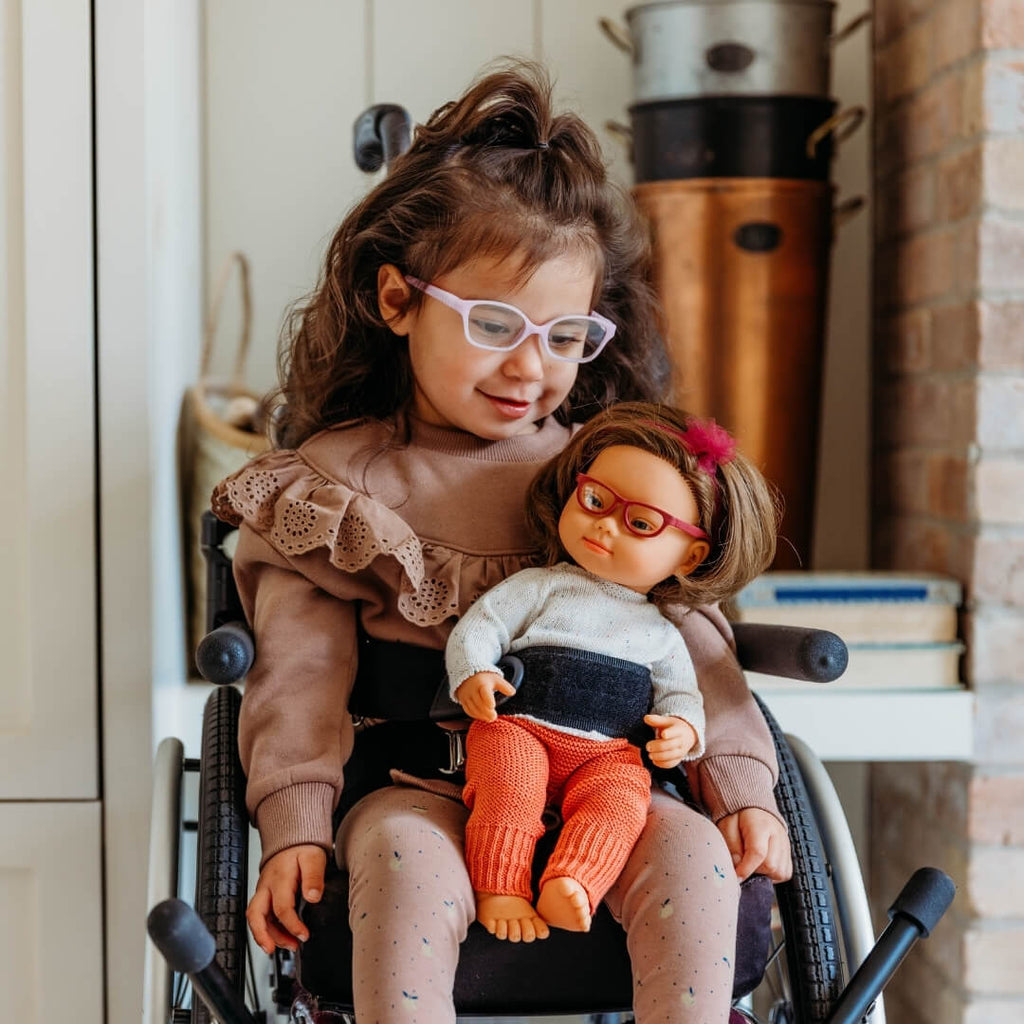 Realistic Montessori Doll with Down Syndrome