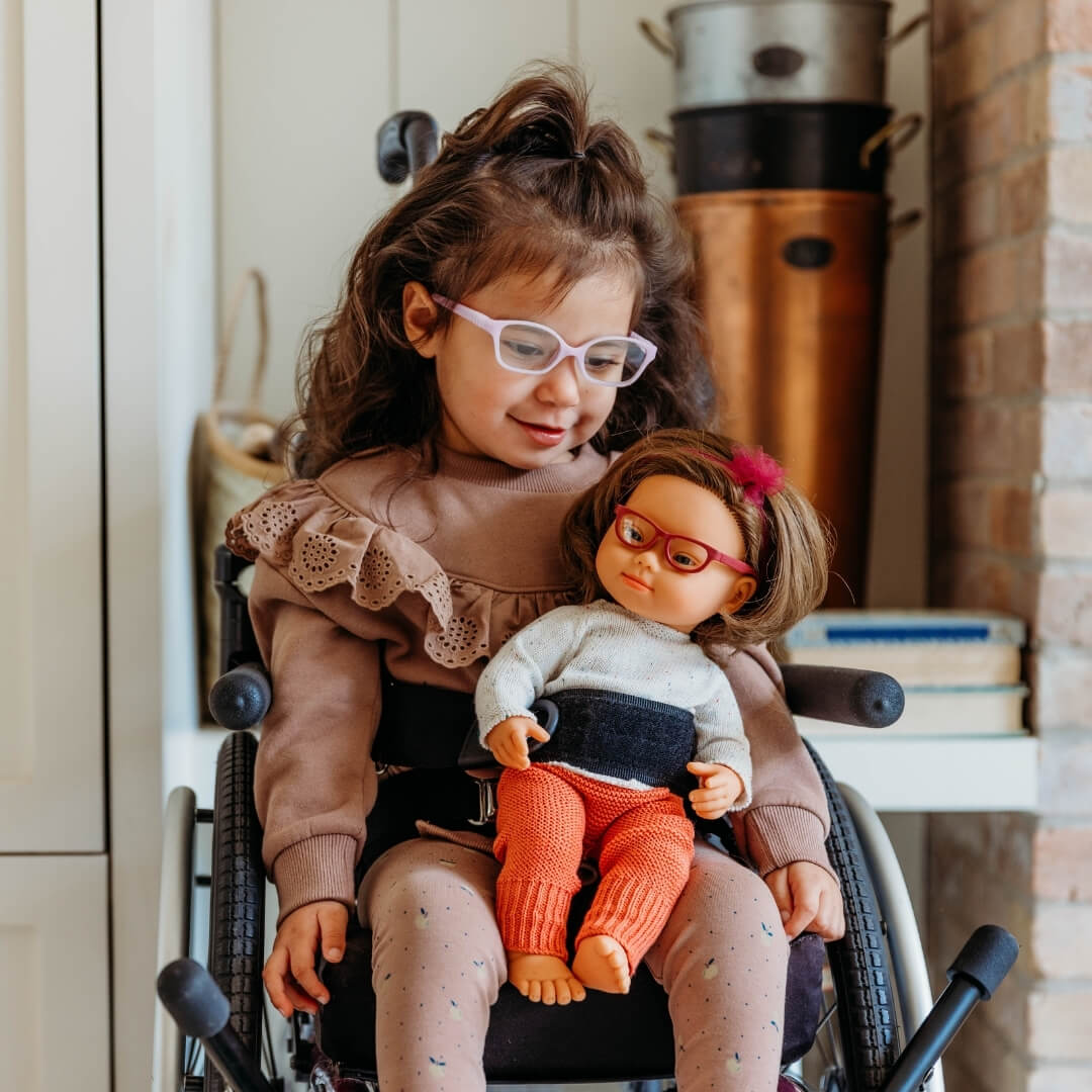 Realistic Montessori Doll with Down Syndrome