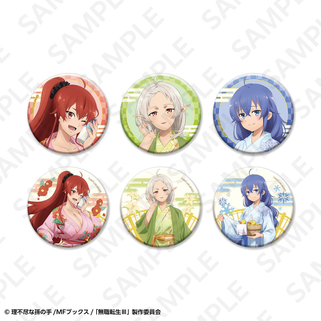 Mushoku Tensei III Jobless Reincarnation - Trading Can Badge Hot Spring Yukata Ver. Box of 6 [Pre-Order Feb 2027]