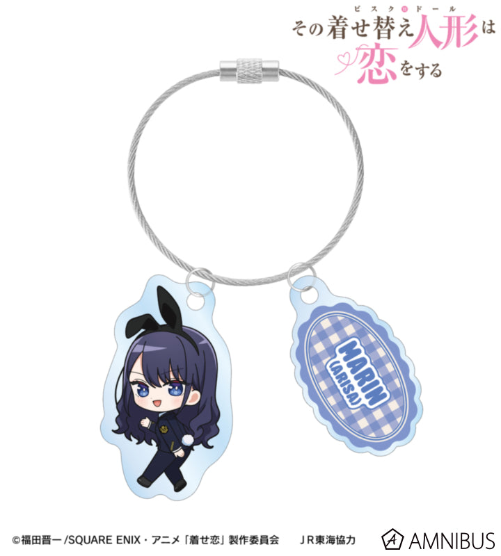 My Dress-Up Darling - Double Wire Acrylic Keychain Marin Kitagawa (Arisa) Chibi Station Attendant Ver. [Pre-Order Jan 2027]