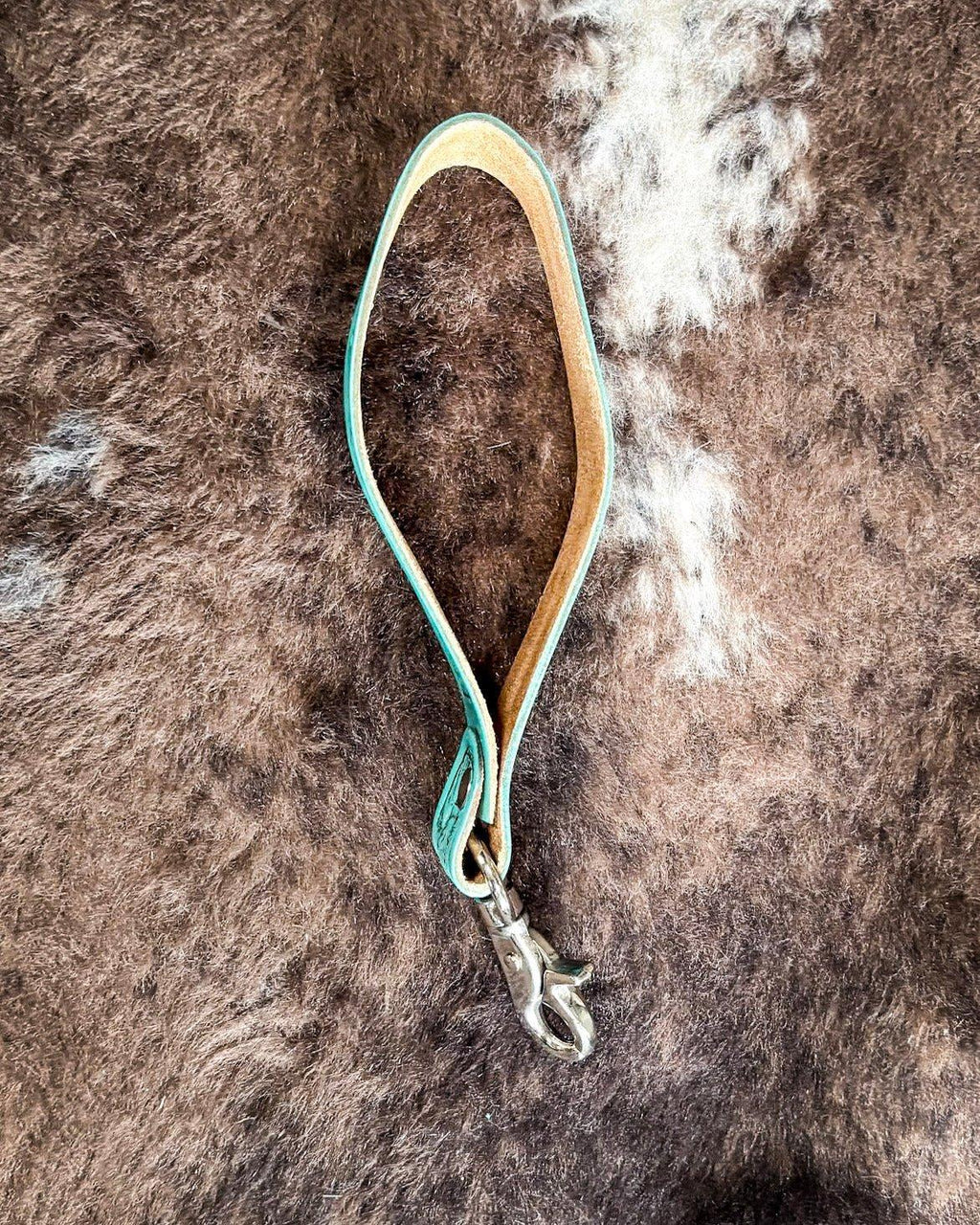 Blooming Meadows Key Fob in Turquoise by Myra Bag
