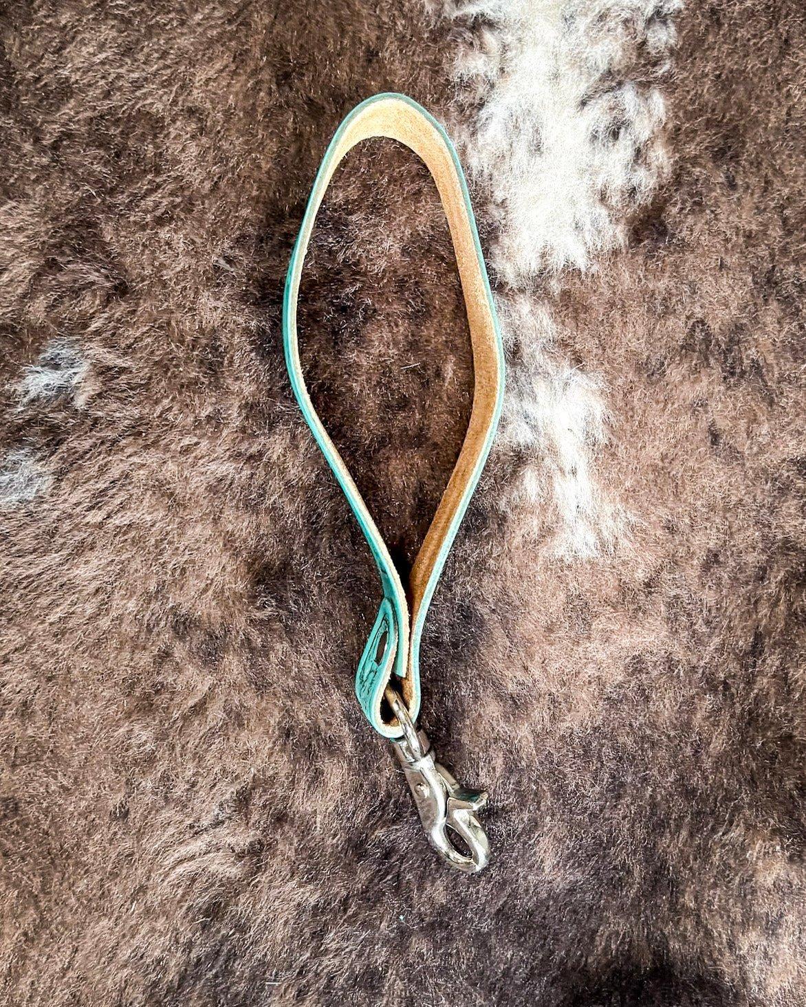 Blooming Meadows Key Fob in Turquoise by Myra Bag