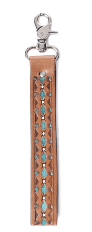 Canyon Spire Key Fob in Brown by Myra Bag