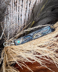 Cheyenne Bloom Hand-Tooled Key Fob by Myra Bag