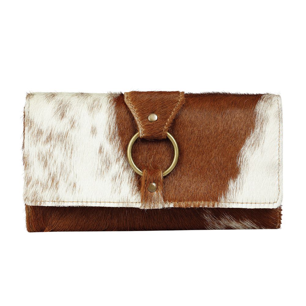 Crocheted Hairon Wallet by Myra Bag