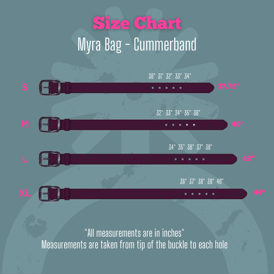 Cummerband Hand Tooled Concho Belt by Myra Bag