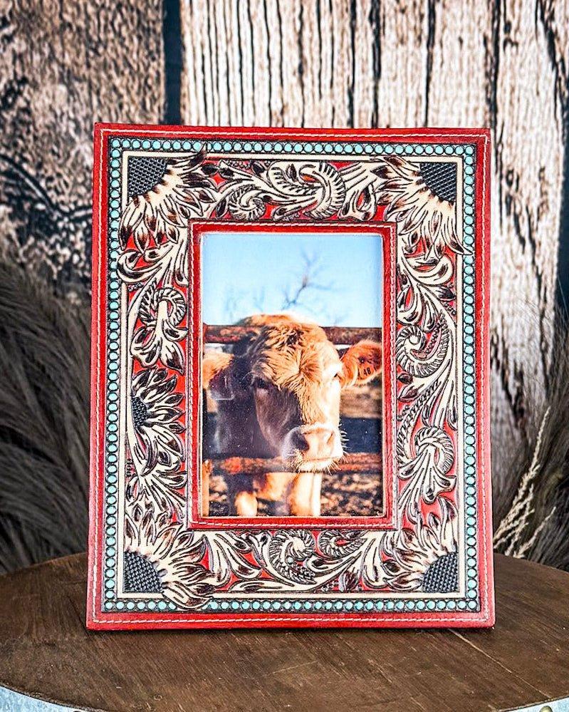 Devonnies Sunflowers Photo Frame by Myra Bag