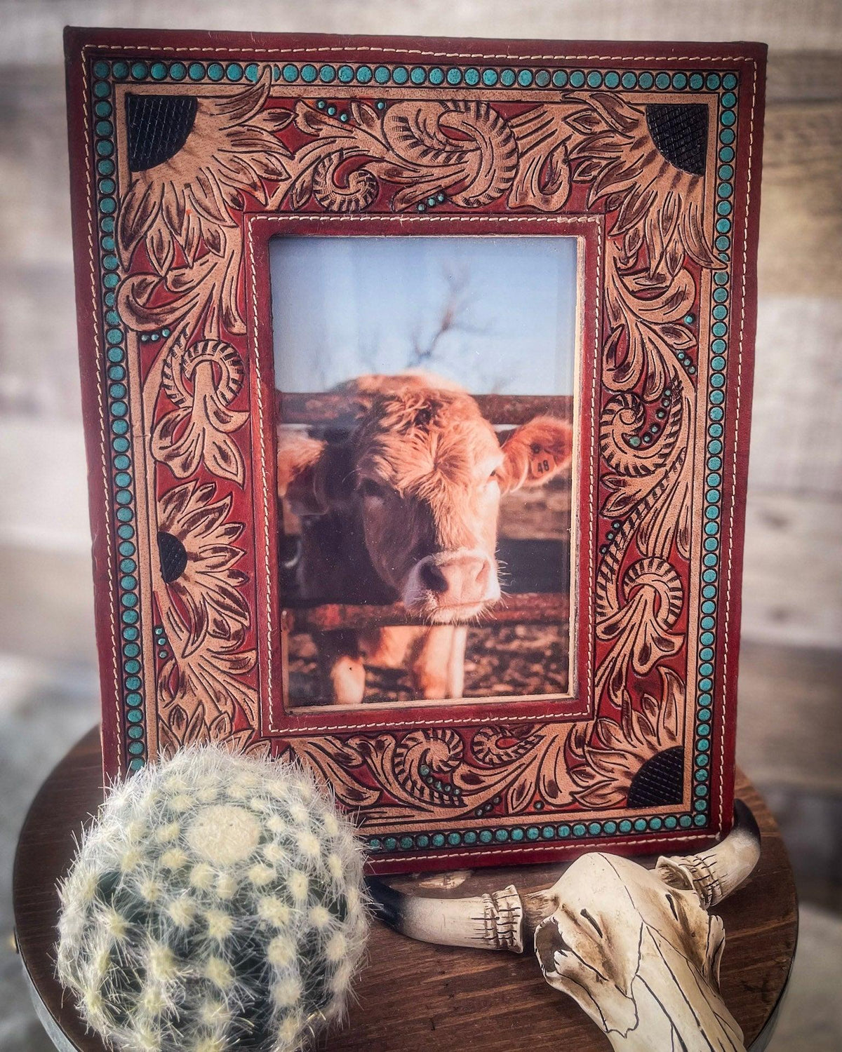 Devonnies Sunflowers Photo Frame by Myra Bag