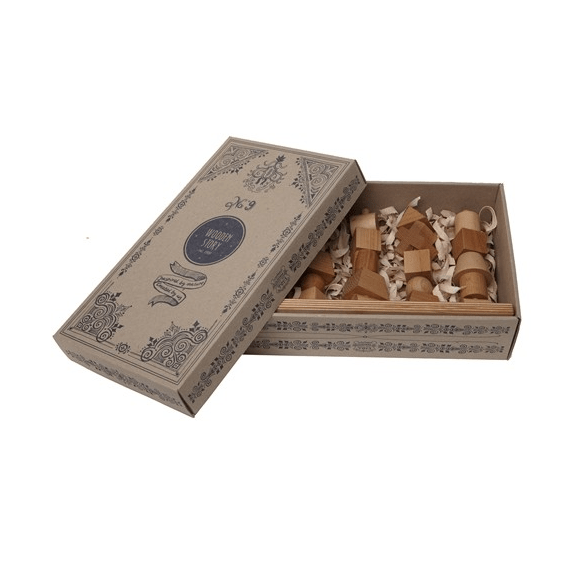 Natural Wooden Shapes Stacker