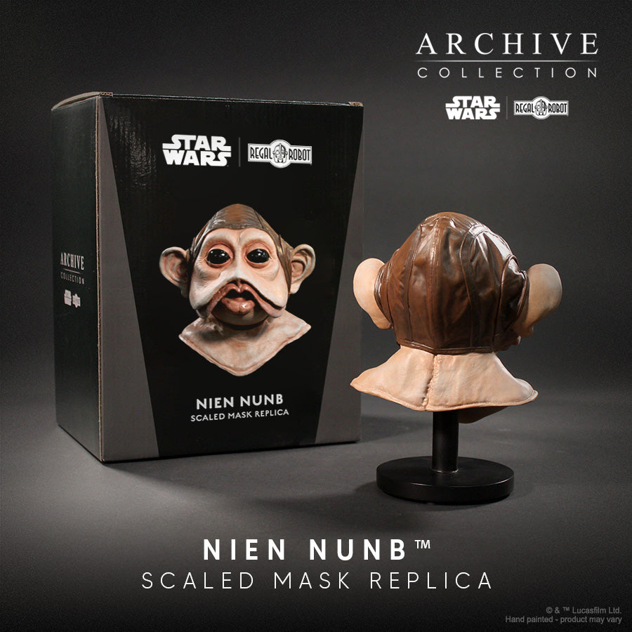 Star Wars Return of the Jedi: Nien Nunb Scaled Mask Replica Numbered Edition