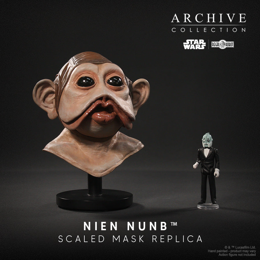 Star Wars Return of the Jedi: Nien Nunb Scaled Mask Replica Numbered Edition
