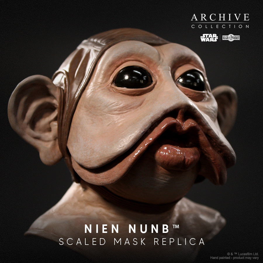 Star Wars Return of the Jedi: Nien Nunb Scaled Mask Replica Numbered Edition