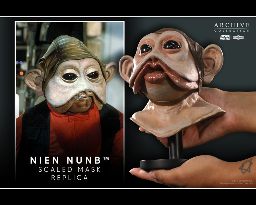 Star Wars Return of the Jedi: Nien Nunb Scaled Mask Replica Numbered Edition