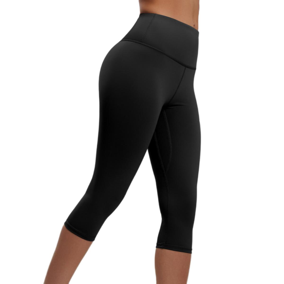 Women's High Waist Butt Lifting Capri Yoga Pants