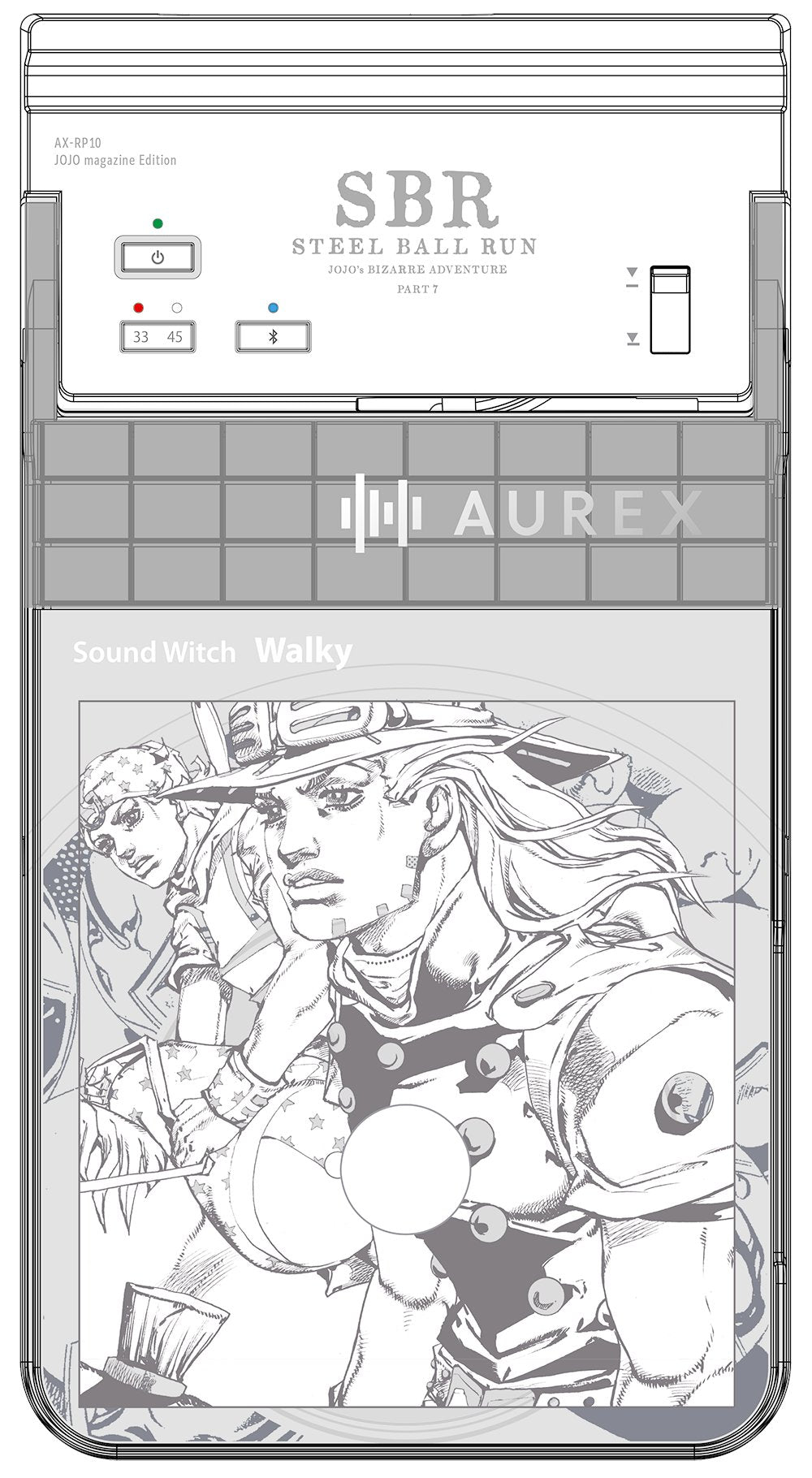 JoJo's Bizarre Adventure - AUREX AX-RP10 JOJO magazine Edition Record Player [Pre-Order Nov 2026]