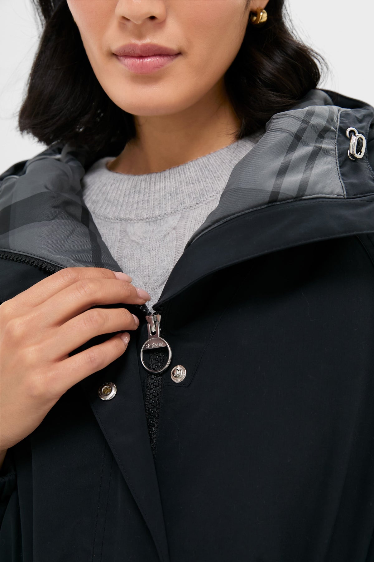 Black Sidney Waterproof Parka