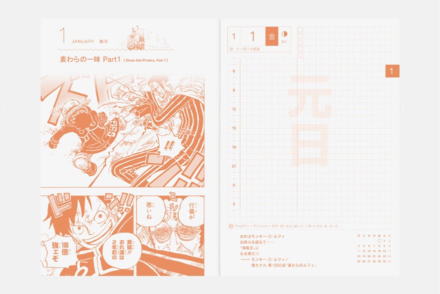 One Piece A6 - Original 2027 Daily Planner