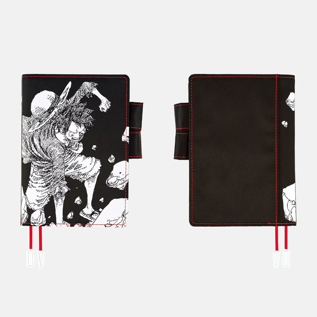 One Piece A6 - Straw Hat Luffy Black Planner Cover