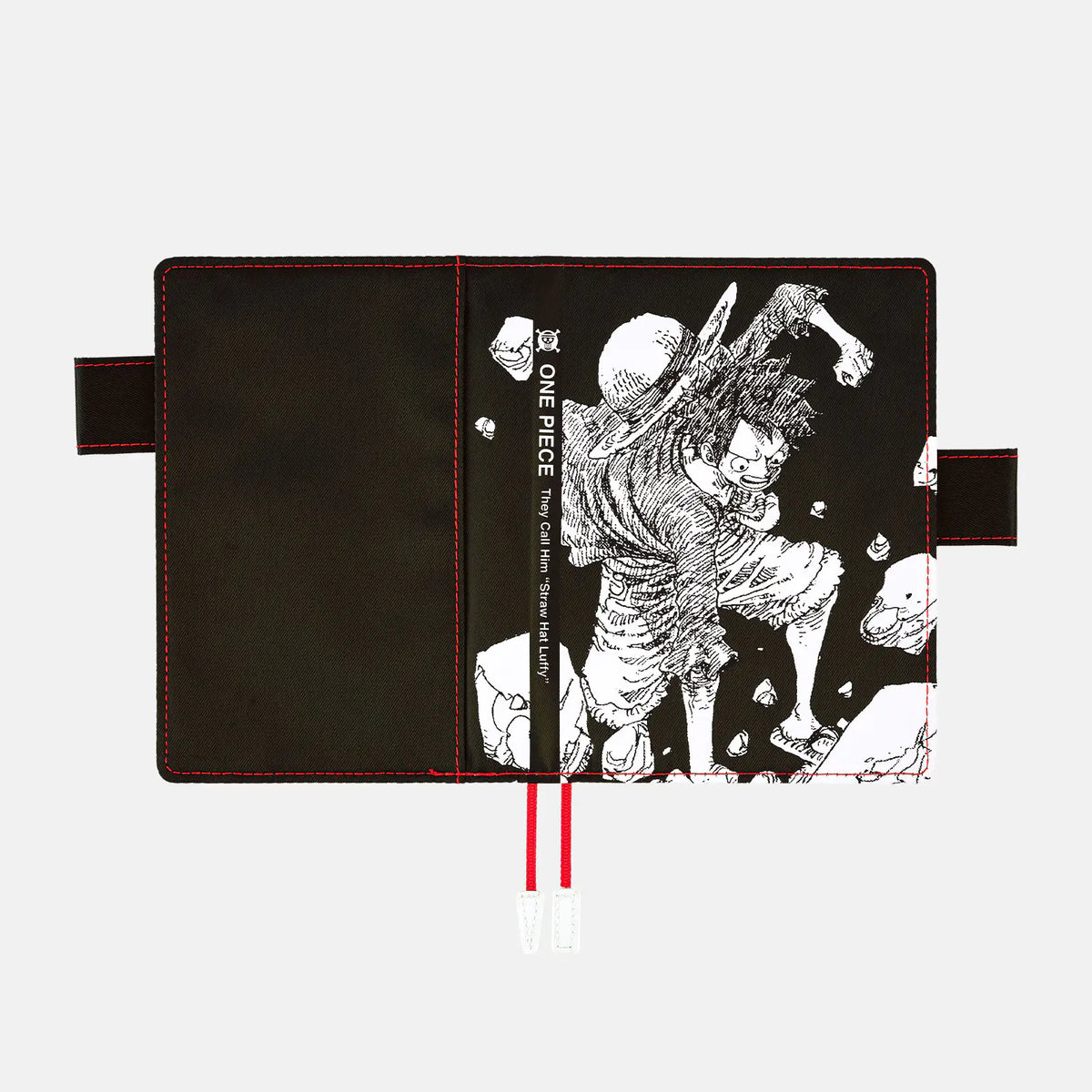 One Piece A6 - Straw Hat Luffy Black Planner Cover