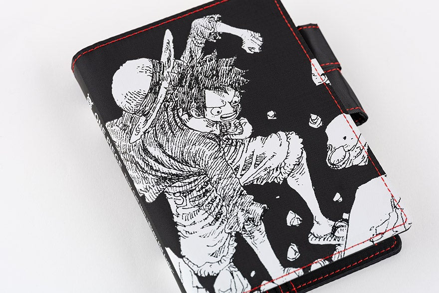 One Piece A6 - Straw Hat Luffy Black Planner Cover