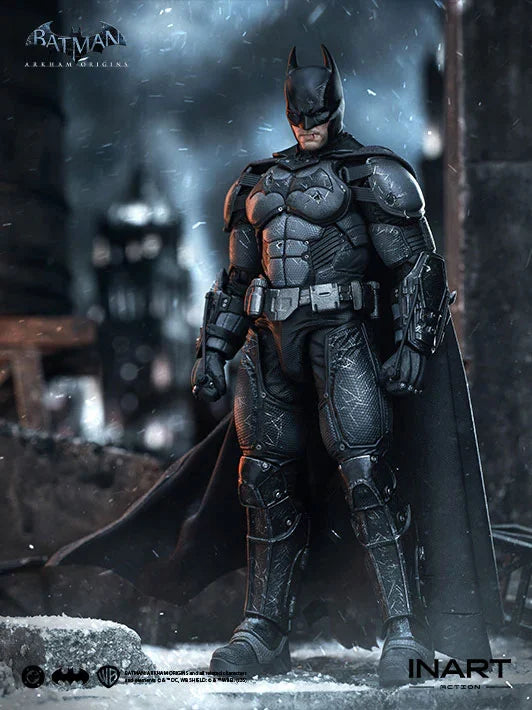 Batman: Arkham Origins InArt Batman (Battle Damaged Ver.) 1/12 Scale Action Figure