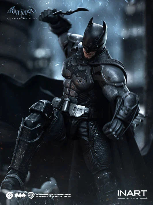 Batman: Arkham Origins InArt Batman (Battle Damaged Ver.) 1/12 Scale Action Figure