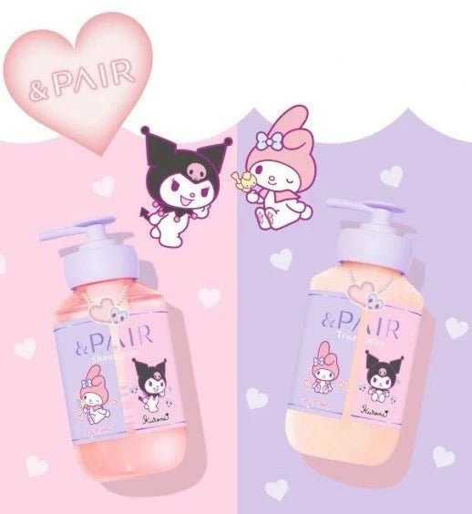 &PAIR Control Repair洗发水&护发素套装 附速干梳 三丽鸥联名 My Melody Kuromi 450mL+450g