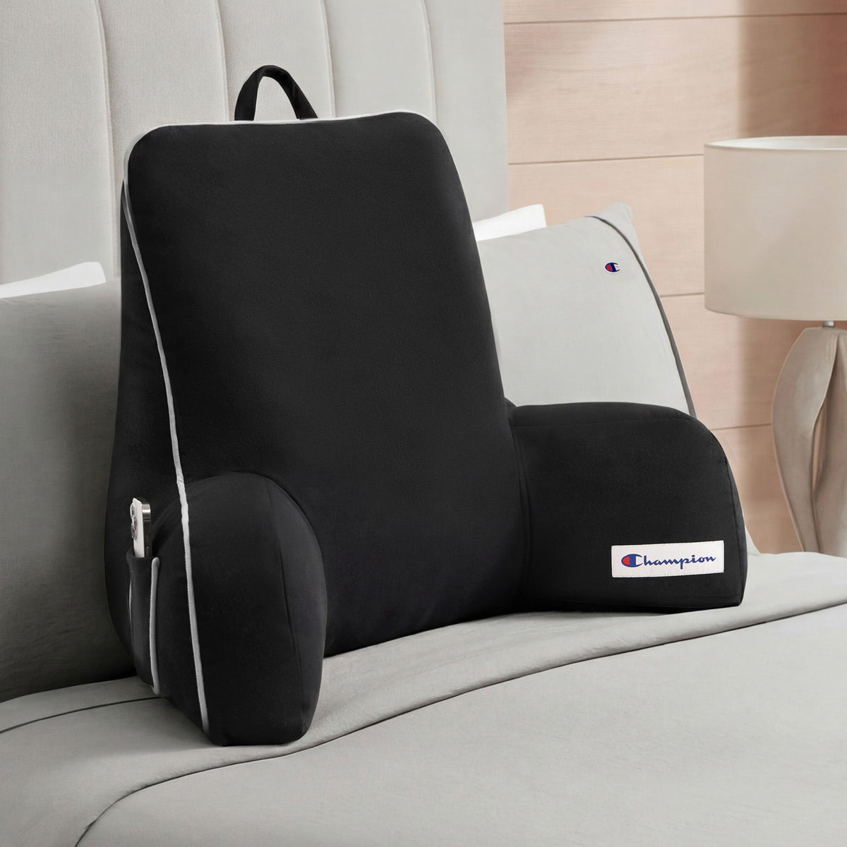 Faux Wool Backrest Pillow