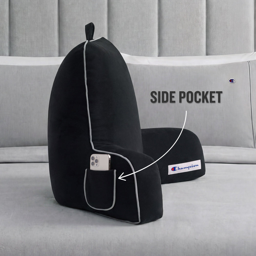 Faux Wool Backrest Pillow