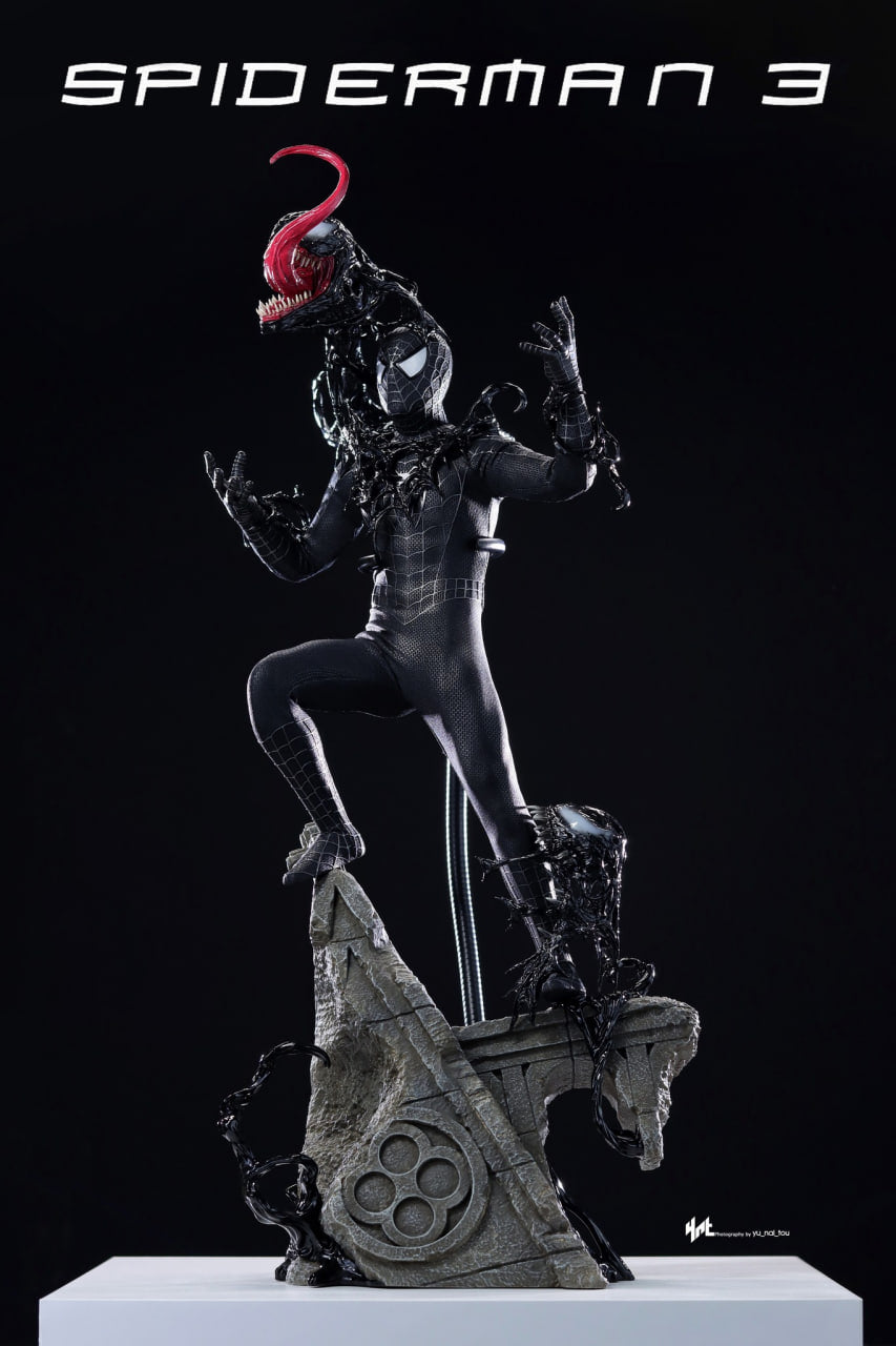READY🔥Hot Toys MMS728B Spider-Man 3 Spiderman (Black Suit) (Deluxe Version) Special Edition 1/6th Scale Collectible Figure