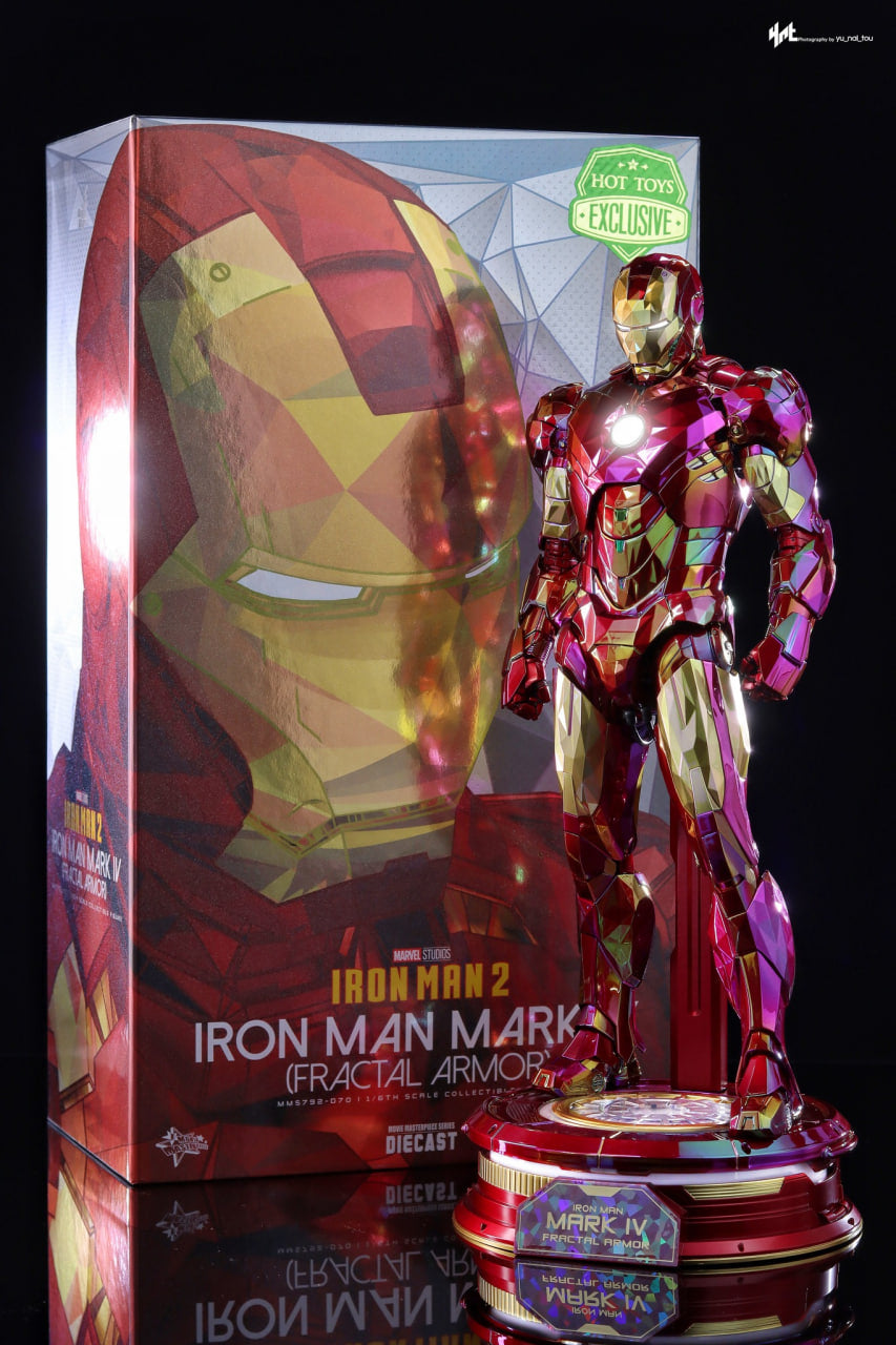 READY🔥Hot Toys MMS792D70 Iron Man 2: 1/6th scale Iron Man Mark IV (Fractal Armor) Collectible Figure Limited Edition [Hot Toys Exclusive]