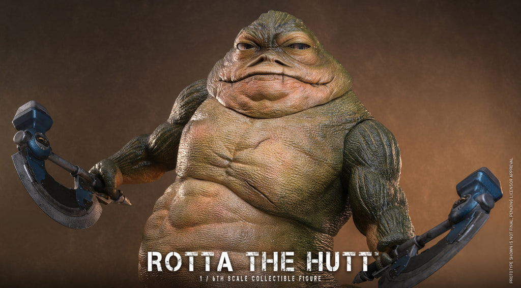 Preorder🔥Hot Toys MMS885 Star Wars: The Mandalorian & Grogu - 1/6th scale Rotta The Hutt Collectible Figure