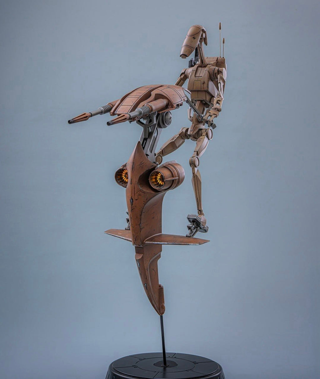 Preorder🔥Hot Toys MMS887 Star Wars: The Phantom Menace - 1/6th scale Battle Droid & STAP Collectible Set
