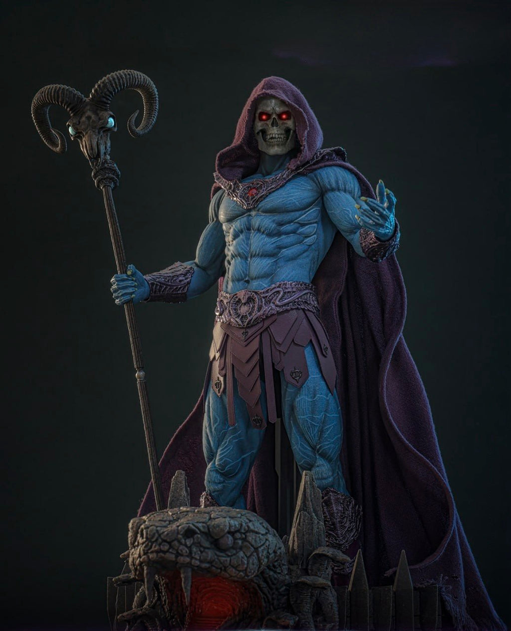 Preorder🔥Hot Toys MMS889 Masters of the Universe Skeletor 1/6th scale Collectible Figure